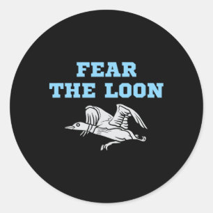 Fear The Loon Minnesota Soccer  Classic Round Sticker