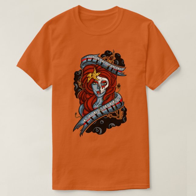 Fear the Mermaids T-Shirt (Design Front)