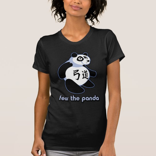 Fear The Panda ladies t-shirt (Front)