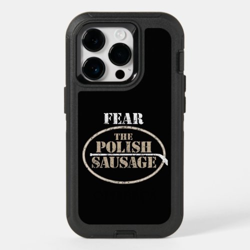 Fear the Polish Sausage hockey OtterBox iPhone 14 Pro Case
