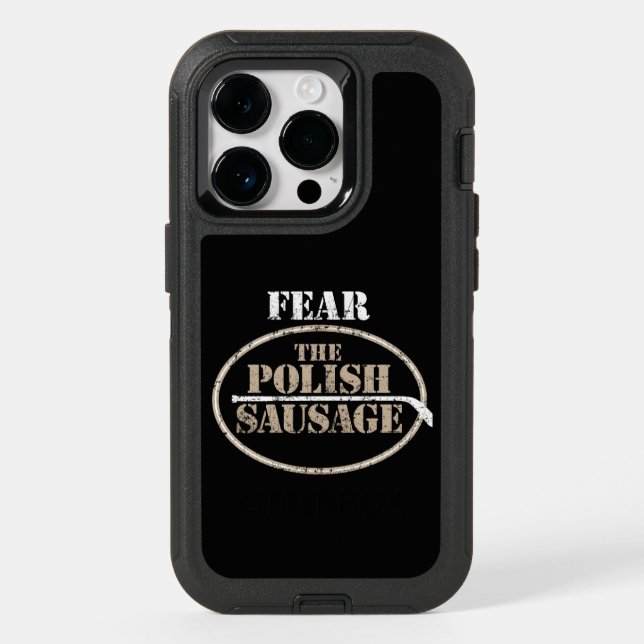 Fear the Polish Sausage (hockey) Otterbox iPhone Case (Back)