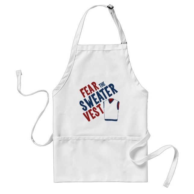 Fear the Sweater Vest Adult Apron (Front)