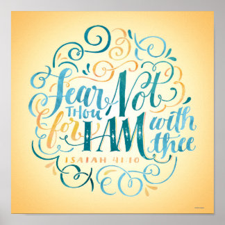 Fear Thou Not, for I Am with Thee Poster