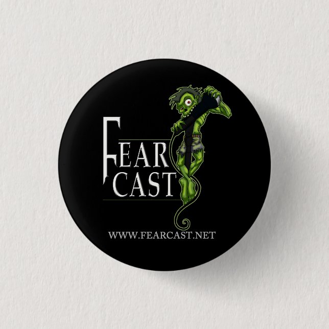 FearCast Logo Button (Front)