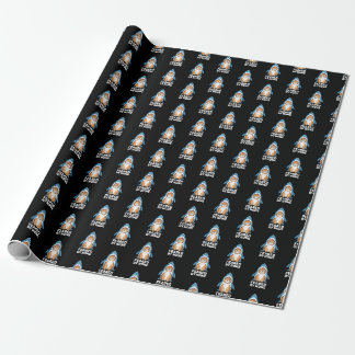 Feared By None Funny Cat in Shark Costume Humor Wrapping Paper