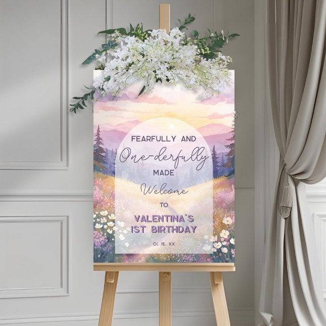 Fearfully and Onederfully Made Bible Girl Birthday Foam Board (Creator Uploaded)