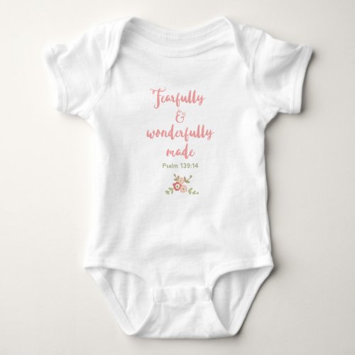 Fearfully and Wonderfully Made Baby BodySuit