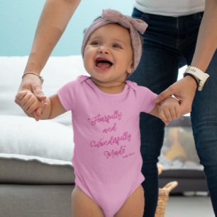"Fearfully and Wonderfully Made" Bible Verse  Baby Bodysuit