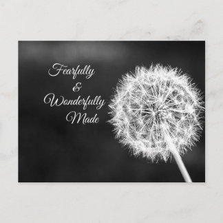 Fearfully and Wonderfully Made Bible Verse Postcard