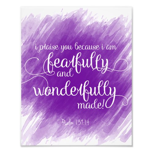 Fearfully and Wonderfully Made Glossy Print
