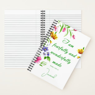 Fearfully and wonderfully made journal