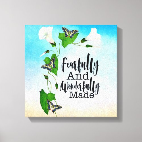 Fearfully and Wonderfully Made Psalm 13914 Canvas Print