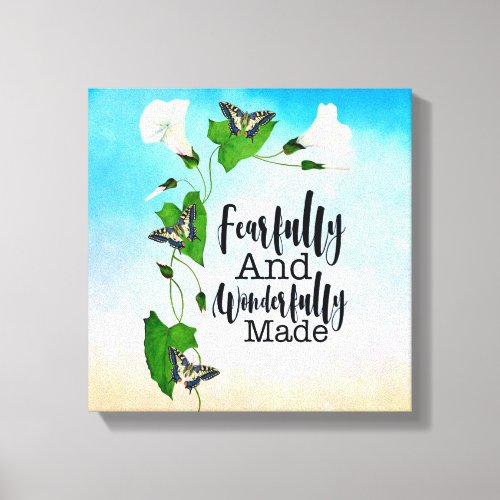 Fearfully and Wonderfully Made Psalm 13914 Canvas Print