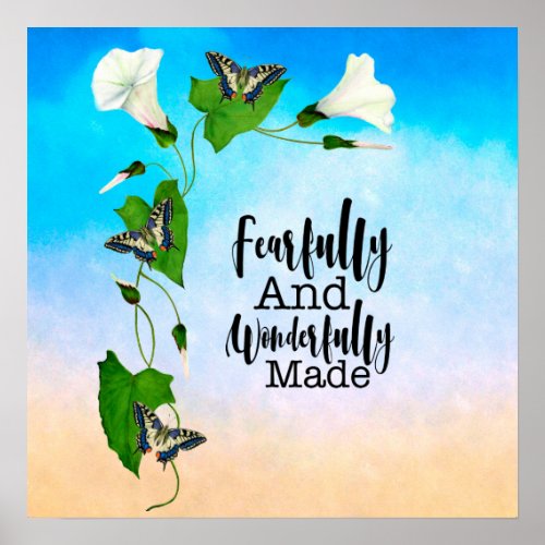 Fearfully and Wonderfully Made Psalm 13914 Poster