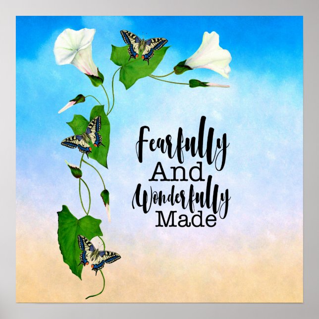 Fearfully and Wonderfully Made Psalm 139:14 Poster (Front)