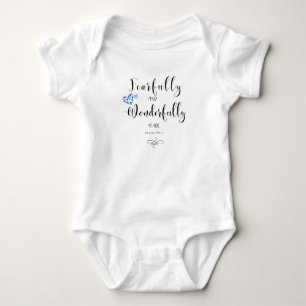 Fearfully and Wonderfully Made Scripture Baby Suit Bodysuit