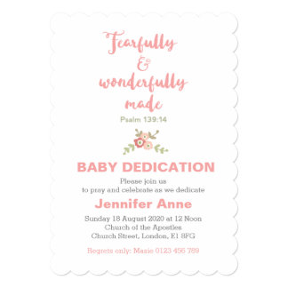 Child Dedication Invitation 10