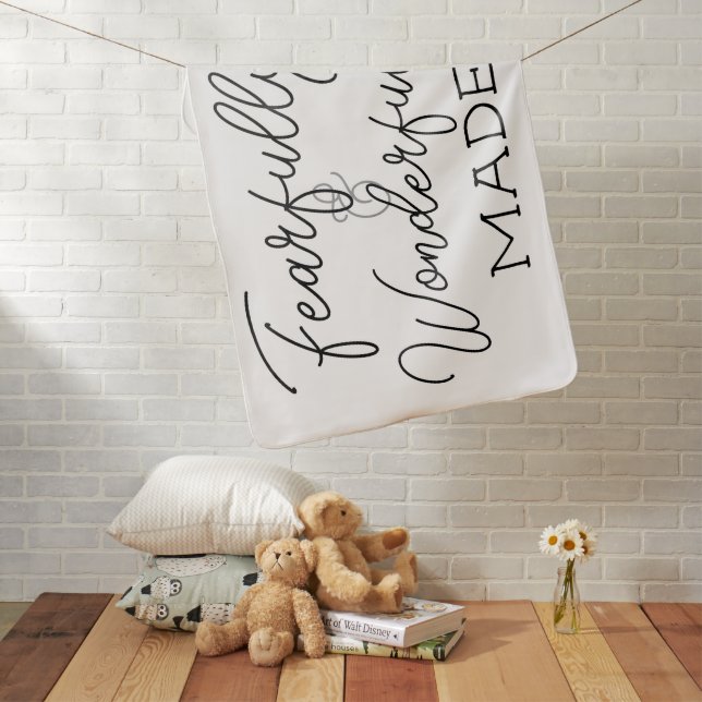 Fearfully&Wonderfully Made | Baby Blanket (In Situ)
