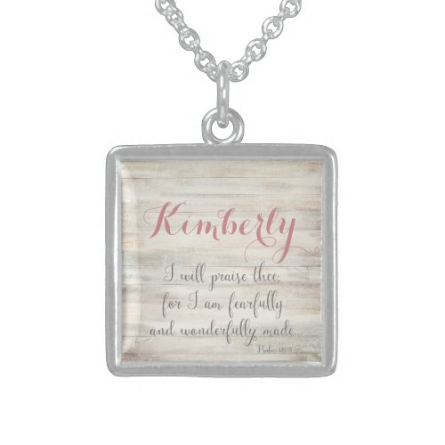 Fearfully  Wonderfully Made _ Ps 13914 Sterling Silver Necklace