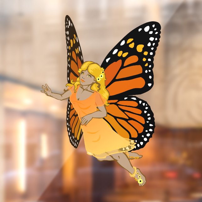 Fearie Decal Butterfly Fairy Window Clings (Sheet 2)