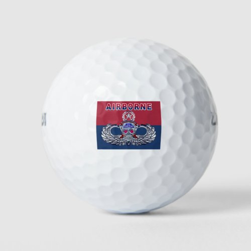Fearless 82nd Airborne Division Golf Balls