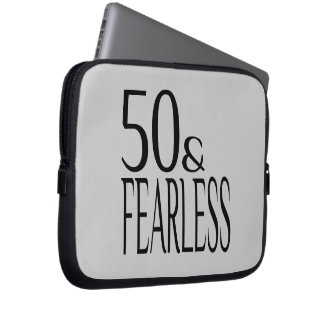 Fearless and Fifty Laptop Sleeve