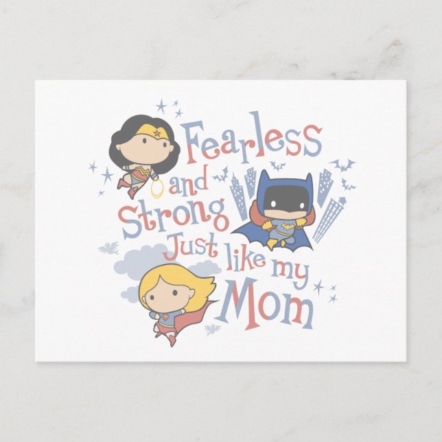 Fearless And Strong Just Like My Mom Postcard (Front)