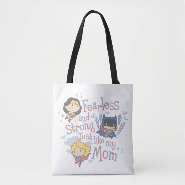 Fearless And Strong Just Like My Mom Tote Bag (Front)