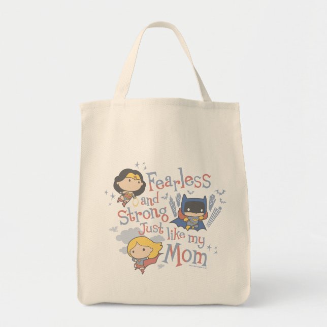 Fearless And Strong Just Like My Mom Tote Bag (Front)