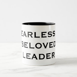 FEARLESS & BELOVED LEADER Two-Tone COFFEE MUG