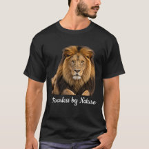Fearless by Nature Lion Graphic T-Shirt | Powerful