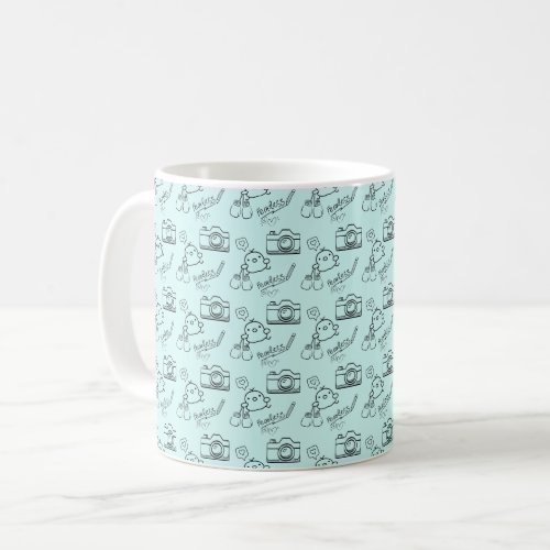 Fearless Chick aqua Coffee Mug