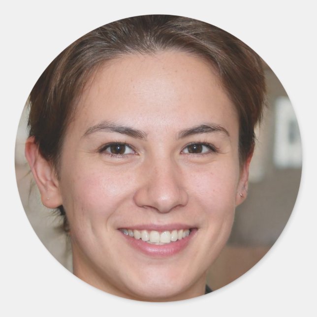 Fearless Classic Round Sticker (Front)