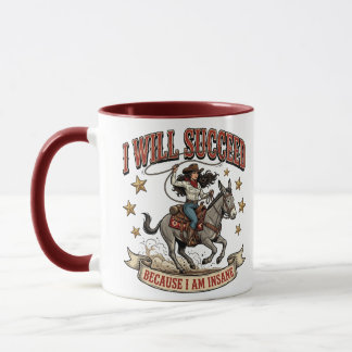 Fearless Cowgirl Western Adventure Ride Mug