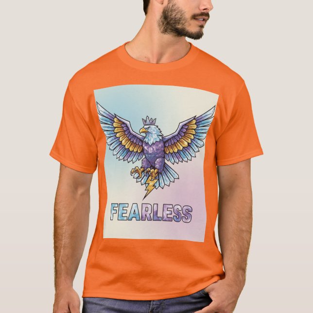 Fearless Crystal Eagle Emblem Tee (Front)