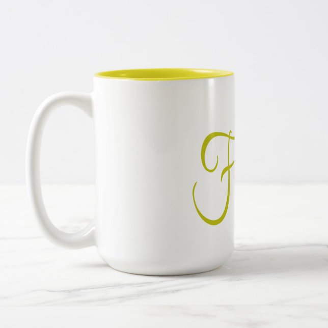 Fearless cupo Two-Tone coffee mug (Left)