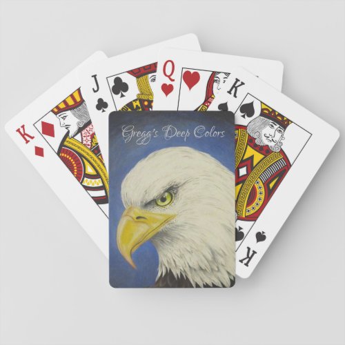 Fearless Eagle Art Playing Cards
