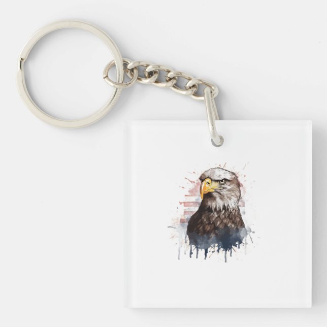 Fearless Eagle Spirit – Kids T-Shirt Collection Keychain (Front)