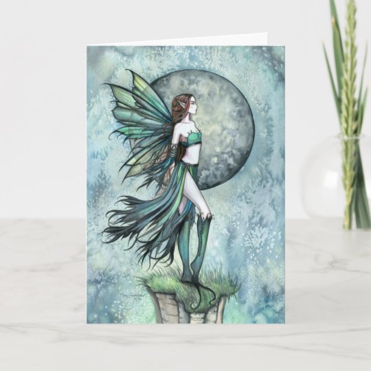 Fearless Fairy Greeting Card by Molly Harrison | Zazzle.com