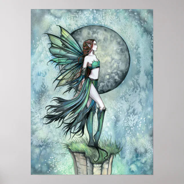 Fearless Fairy Poster Print | Zazzle