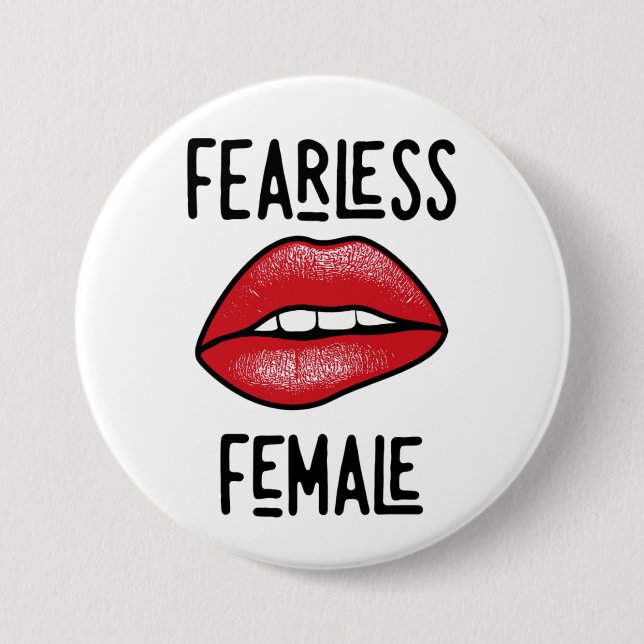 Fearless Female Button (Front)