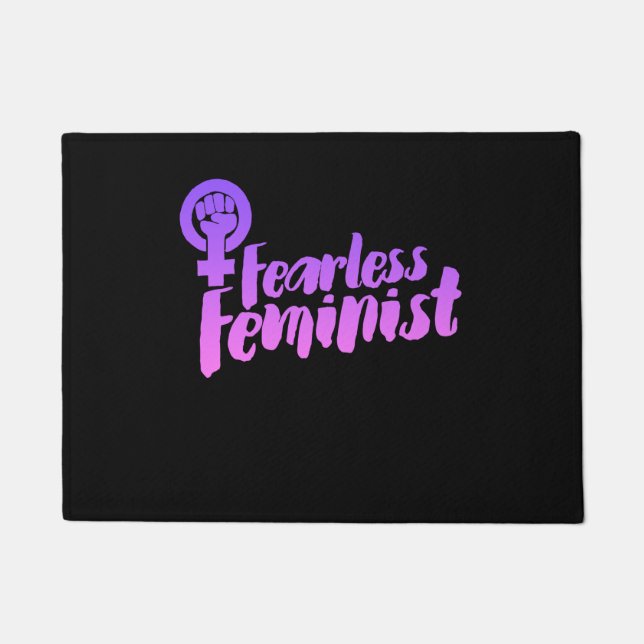 Fearless Feminist Doormat (Front)