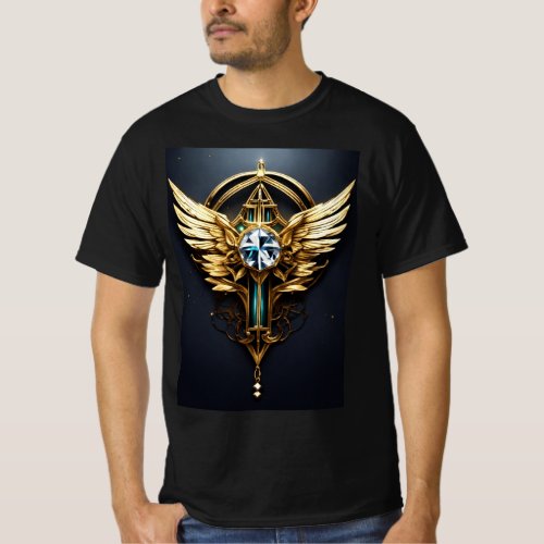 Fearless Flight Crystal Eagle Emblem Tee