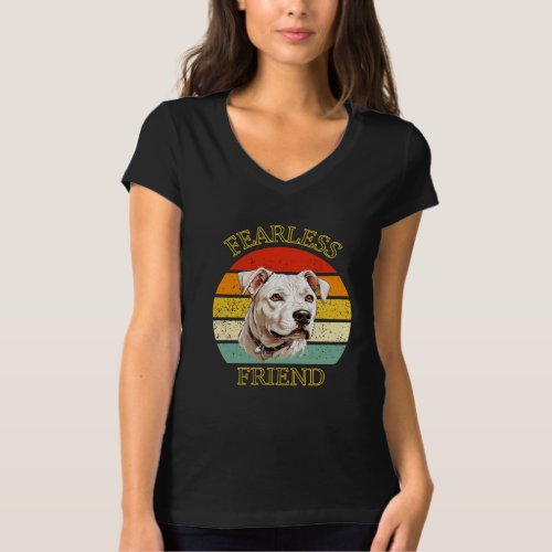 Fearless Friend Dogo Argentino Vintage Design T_Shirt