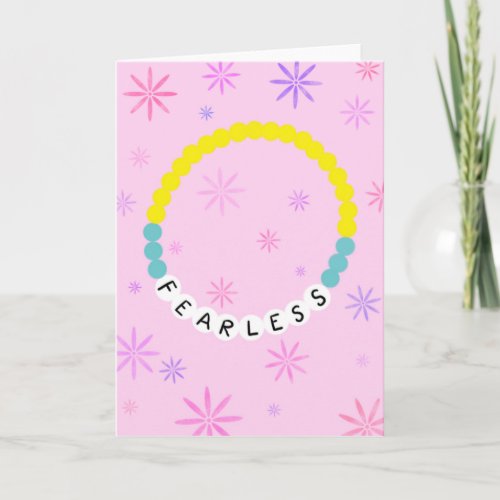 Fearless Friendship Bracelet Card