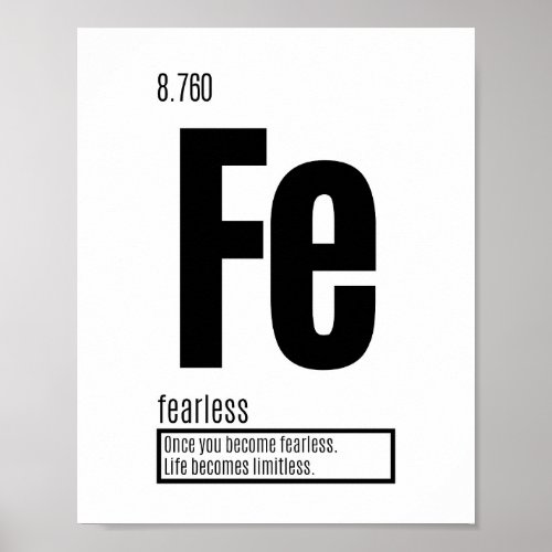 Fearless _ Fundamental Elements of Success Poster