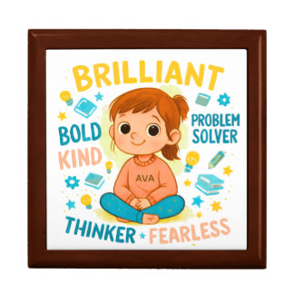 Fearless Girl Affirmations (Personalized) Gift Box