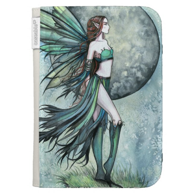 Fearless Gothic Fantasy Molly Harrison Fairy Art Kindle Folio Case (Front)