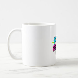 Fearless Graffiti Tee - Colorful Spray Paint Desig Coffee Mug