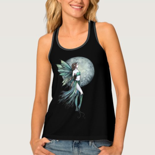 Fearless Green Fairy Fantasy Art by Molly Harrison Tank Top